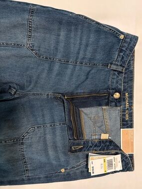 Michael Kors Women’s Size 4 Dark Blue Carmen Wide Leg Jeans - New